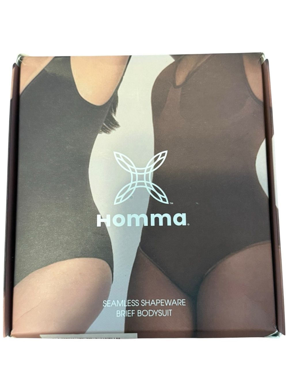 Seamless Shapeware Brief Bodysuit in Brown Size Medium